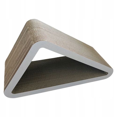 Drapak dla kota Trójkąt XXL | biały | 77x69x47x30 cm | Mruu&Pruu na Arena.pl