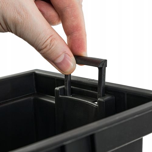 Doniczka podłużna, wysoka RATO Case DRC600T | Antracyt, Kształt Prostokątny, Wymiary 18x58x49.8 cm, Kolor Antracyt, Prosperplast na Arena.pl