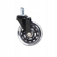 KÓŁKA DO FOTELA Obrotowego Krzesła Kauczukowe Gumowe Silikonowe 5 SZT