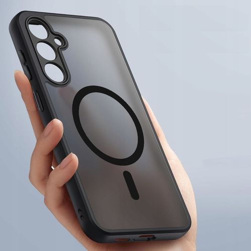 2x SZKŁO+ ETUI WZMACNIANE MAGSAFE CASE CZARNY MATT do SAMSUNG GALAXY S24 FE na Arena.pl