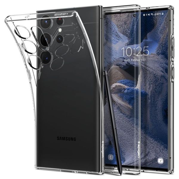SPIGEN LIQUID CRYSTAL SAM S23 ULTRA CRYSTAL CLEAR zdjęcie 1