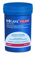 BICAPS FOLATE 60 caps. KWAS FOLIOWY ForMeds