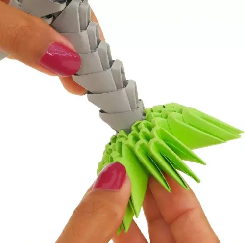 Zabawka kreatywna dla dzieci i dorosłych - Origami 3D Orzeł (336 elementów) na Arena.pl