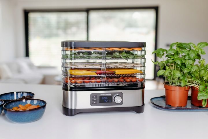 Suszarka do Grzybów Owoców Warzyw 16,8L TERMOOBIEG 450W TIMER PRIMAVEO 7SIT zdjęcie 6