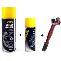 MANNOL zestaw smar do łańcucha czyścik szczotka