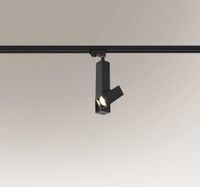 Industrialna LAMPA sufitowa MITSUMA 7992 Shilo prostokątna OPRAWA do systemu szynowego czarny