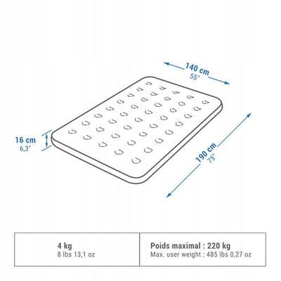 MATERAC AIR BASIC 2-OSOBOWY Quechua zdjęcie 9