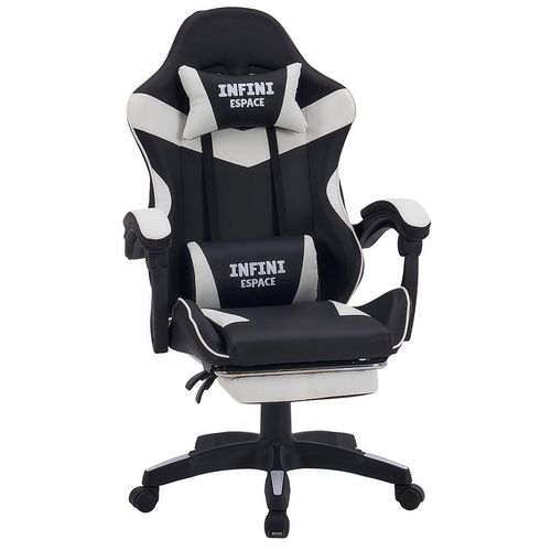 fotel gamingowy infini espace black/white na Arena.pl