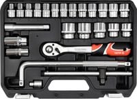 zestaw narzędziowy 1/2'' 25 części l - yt-38741