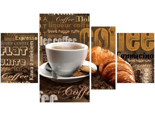 120CM 70 OBRAZ 4 ELEM APETYCZNA KAWA ŚCIENNY na Arena.pl