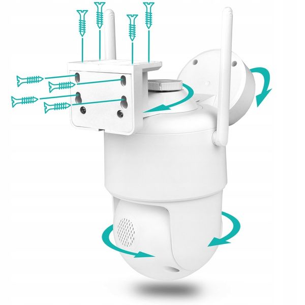 OBROTOWA KAMERA ZEWNĘTRZNA IP WIFI ICSEE ZOOM DWA OBIEKTYWY ULTRA HD 3MPx zdjęcie 14