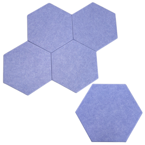 Panele Ścienne Filcowe 3D Heksagon Zagłówek Samoprzylepne Akustyczne Soft na Arena.pl