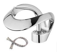 Bateria łazienkowa Umywalkowa Nablatowa Nowoczesna stojąca kran CHROM MAX