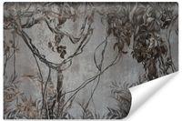 Fototapeta Do Jadalni BETON Abstrakcja Liany Liście Natura 400cm x 280cm