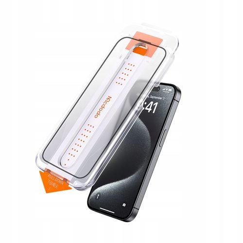 mcdodo ez paste szkło hartowane mocna szybka do etui do iphone 16 plus na Arena.pl