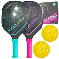PALETKI Rakietki Dla Dzieci PICKLEBALL z PIŁKAMI Zestaw Do Gry w Tenisa