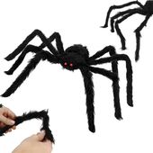 Pająk na Halloween dekoracja włochata tarantula ozdoba