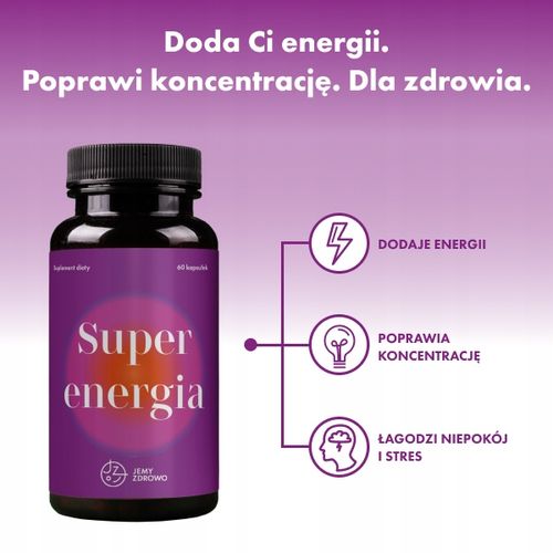 Jemy zdrowo Super energia 60 kapsułek na Arena.pl
