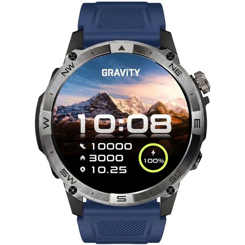 smartwatch gravity czarny pasek + bransoleta gt46-2 na Arena.pl