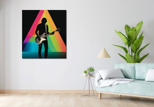 Obraz 90x100cm Pryzmat przez Gitarę na Arena.pl