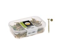 Wkręty 4,5 x 50mm opak. 1kg żółte stalowe fra