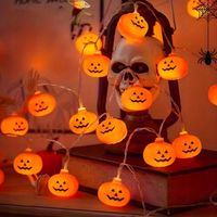 LAMPKI DYNIE ŚWIECĄCE LED HALLOWEEN DEKORACJE OZDOBY PUMPKIN WISZĄCE 2M