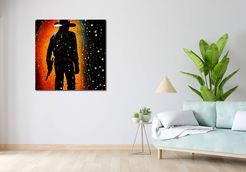 Obraz 90x90cm Gwiezdny Strzelec zdjęcie 2