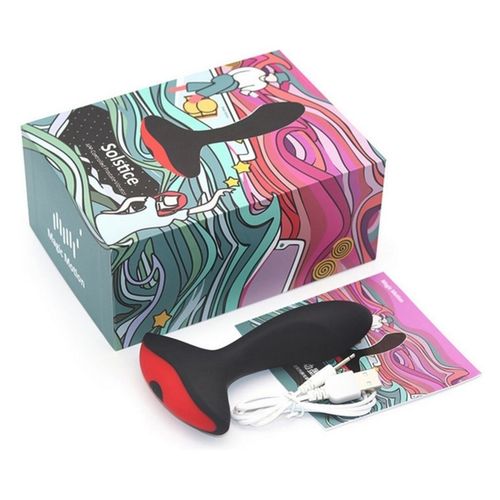 Masażer prostaty Magic Motion Solstice Czarny/Czerwony na Arena.pl