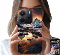 ETUI DO XIAOMI NOTE 14 4G - STRUMIEŃ, GÓRY, SZCZYTY, EVEREST + FOLIA