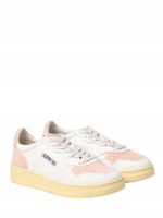 AUTRY Sneakersy Damskie Niskie Skórzane Różowe Retro 37