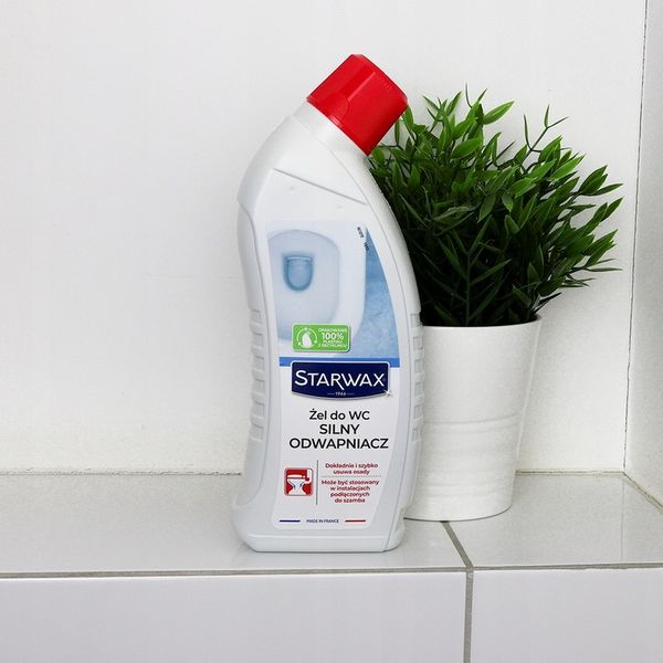 ŻEL DO WC PŁYN SILNY ODWAPNIACZ DO WC STARWAX 43390 USUWA KAMIEŃ zdjęcie 2