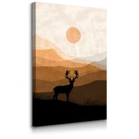 Obraz Do Sypialni Góry Krajobraz Natura Abstra Styl Boho 40cm x 60cm