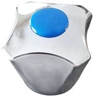 pokrętło bat. z wkładką metalową chrom zimna - hp/pzwh z