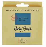 Struny do gitary akustycznej Harley Benton HQS WE 11-52 Coated 6 strun