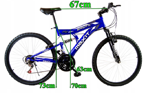 ROWER 26" MTB GÓRSKI FULL AMOR MAXIT + GRATIS na Arena.pl