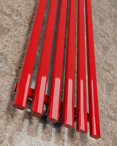 Grzejnik Pionowy Dekoracyjny 180/45 CZERWONY na Arena.pl