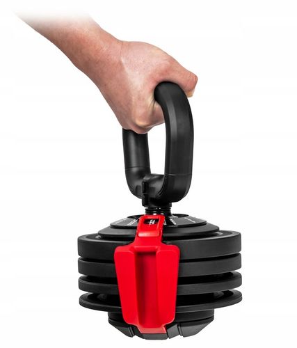 HANTEL regulowany KETTLEBELL 2w1 HANTLA 2KG-24KG zestaw 1x hantle SYSTEM na Arena.pl