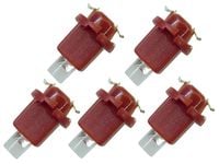 żarówka LED BAX7x12 EBSR licznik 24V CZERWONA 5 szt