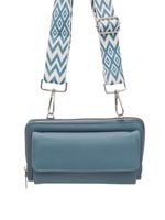 Torebka listonoszka portfel etui na telefon pasek BOHO niebieski LDA010