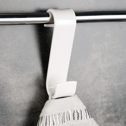 Komplet haczyków zawieszanych na grzejnik 4 szt biały - Yoka na Arena.pl