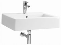 Umywalka Podwieszana prostokątna Koło Twins 46 cm biały