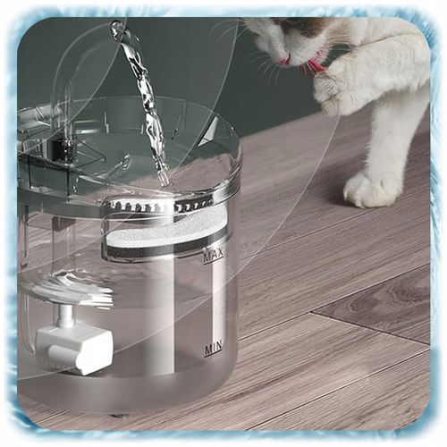 POIDEŁKO FONTANNA DLA KOTA PSA Poidło Automatyczne Miska 1,8L + Filtr na Arena.pl