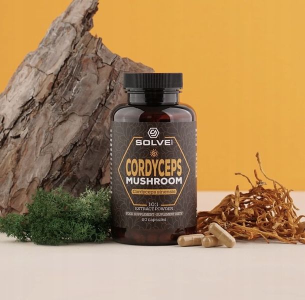 SOLVE LABS Cordyceps Maczużnik Chiński 10:1 kapsułki 60 szt zdjęcie 4