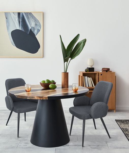 Krzesło Labby szare ciemne zdjęcie 4