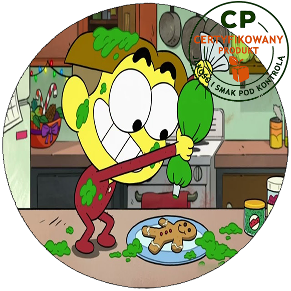 Opłatek na tort Greenowie zdjęcie 1