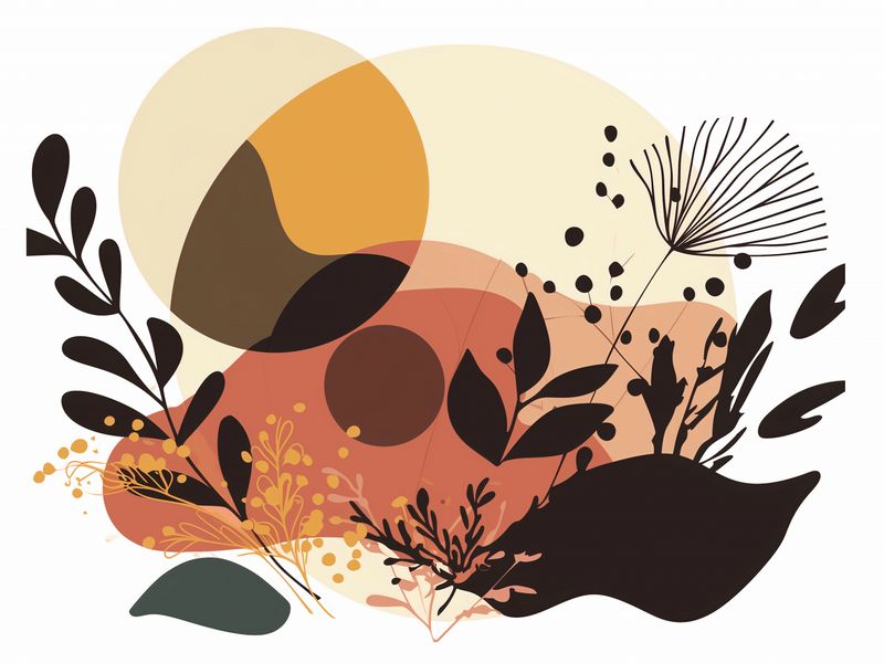Plakat 20x15cm Zachód Słońca w Ogródku zdjęcie 1