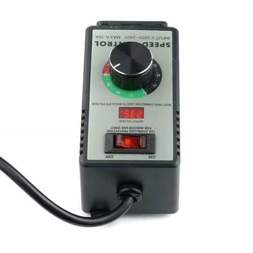 Regulator obrotów silnika mocy napięcia w obudowie z gniazdkiem 2400W 230V na Arena.pl