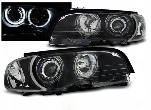 LAMPY Reflektory Do BMW E46 COUPE CABRIO Od 1999 Do 2003 BIAŁE RINGI CCF na Arena.pl