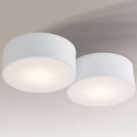 Plafon LAMPA sufitowa ZAMA 7041 Shilo plafoniera OPRAWA natynkowa LED 30W 3000K metalowa biała