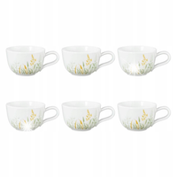 SELTMANN MEADOW GRASSES GREEN Zestaw 6 filiżanek do espresso 90 ml